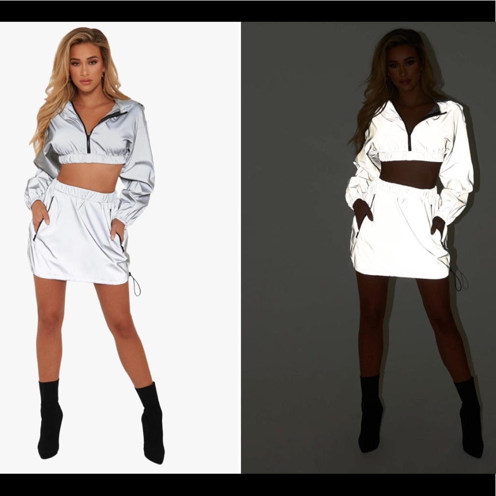🛑 SOLD 🛑 Reflective Two-Piece Set from Honey Bum